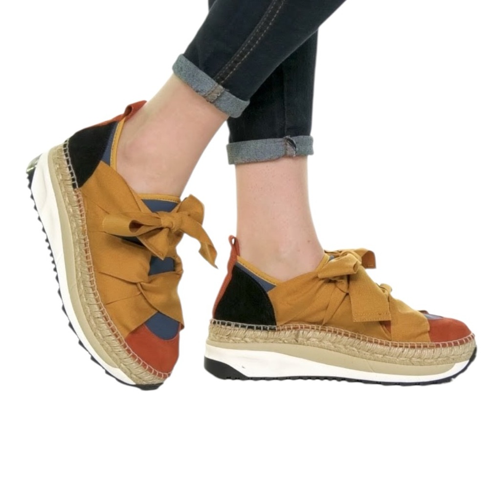 Free People “Chapmin” Multicolor Espadrille Sneaker - Picture 1 of 11